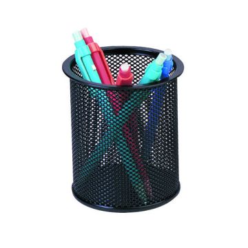Mesh Pen Pot - Black