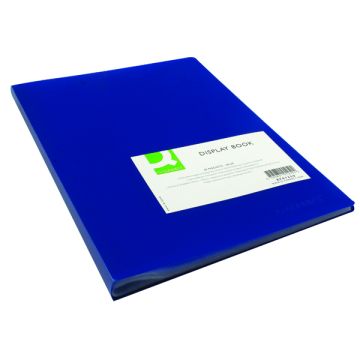Flexible A4 Display Book 40 Pocket - Blue