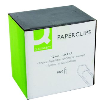 Paperclip 32mm No Tear - Pack of 1000