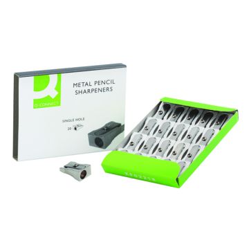 Pencil Sharpener Metal Single Hole - Pack of 20