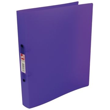 Polypropylene Frosted Ring Binders A4 - Assorted - Pack of 10