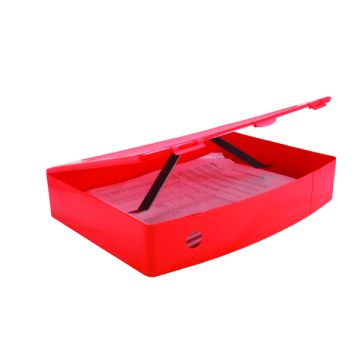 Box File Polyprop - Red