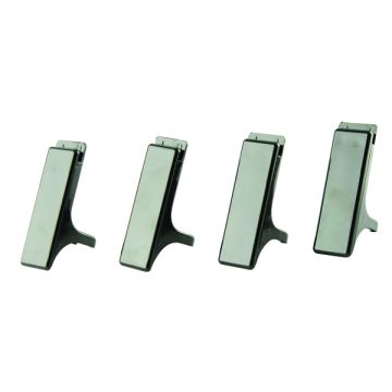 Executive Letter Tray Risers - Black - Pack of 4