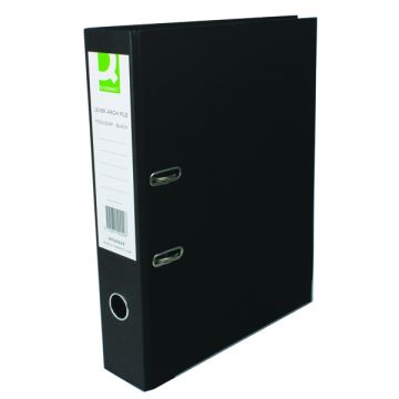 Paperbacked Lever Arch Files Foolscap - Black - Pack of 10