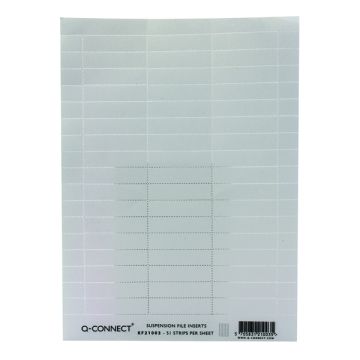 Suspension File Inserts White - Pack of 50