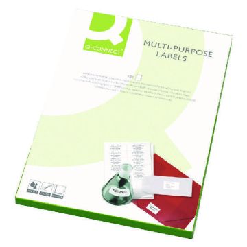 Copier & Laser Labels A4 Round Corners - 2 Per Sheet - Pack of 100