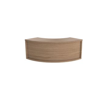 Mod Reception Furniture Corner Tops Grey Oak