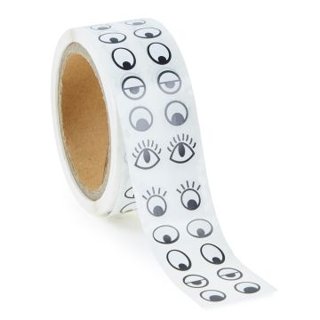Classmates Eye Stickers - Black and White - Pack of 2000