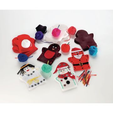 Christmas Puppets - Pack of 30