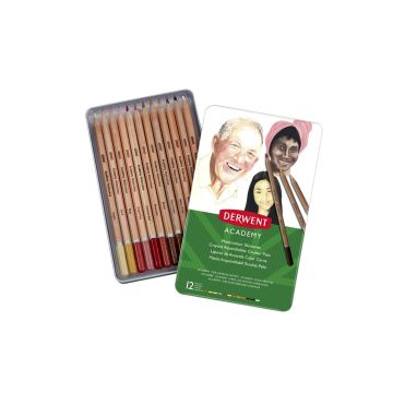 Derwent Academy Watercolour Skintone Pencils - Pack of 12
