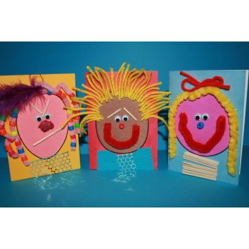Make A Face Card Kit