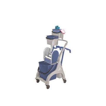 Kentucky Mopping Trolley 1 x 25L 2 x 4L - Blue