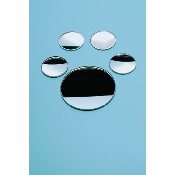 Convex Glass Mirrors - Diam 50mm Focus 200mm - Pack of 5