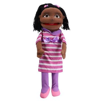 Giant Multicultural Hand Puppets - Black Girl