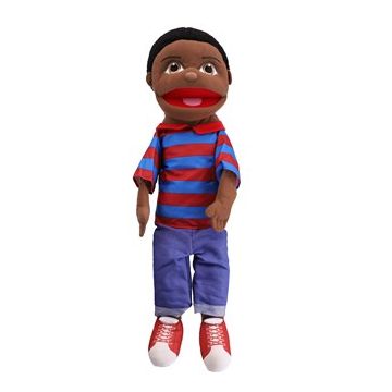 Giant Multicultural Hand Puppets - Black Boy
