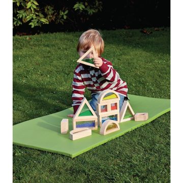 TickiT Sensory Glitter Blocks - Pack of 16