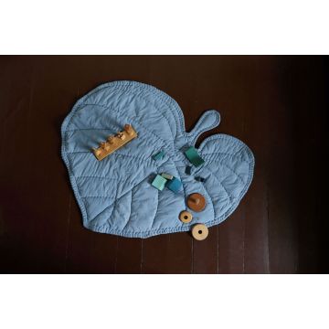 Nofred Leaf Blanket  Playmat - Blue