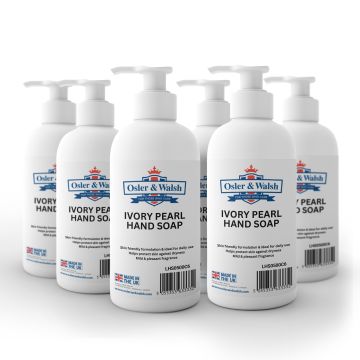 Premium Pearl Hand Soap - Ivory - 500ml - Pack of 6