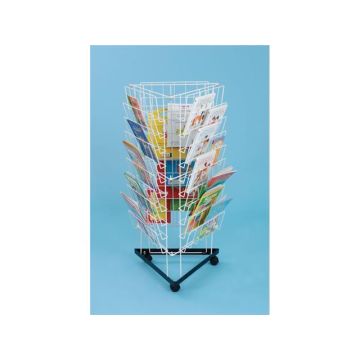 Mobile 3 Sided Book Rack