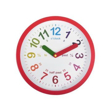 Lulu Time Teaching Clock - Red