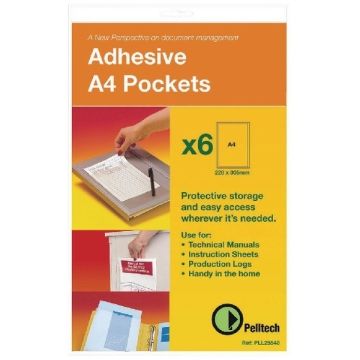 Self Adhesive Pocket A5 - Pack of 10