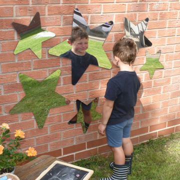 Outdoor/Indoor Stars Mirror Set - 7 pieces