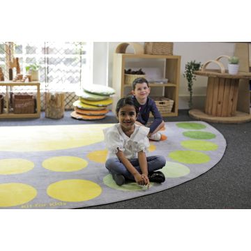 Safari Large Semi-Circle Carpet - 4m x 2m