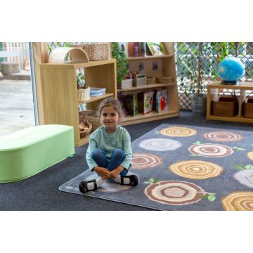 Carpet Featurning Tree Stump Placement Spots