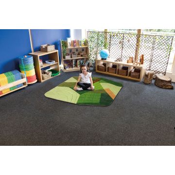 Kit for Kids Aerial Landscape Super Deluxe Carved Carpet