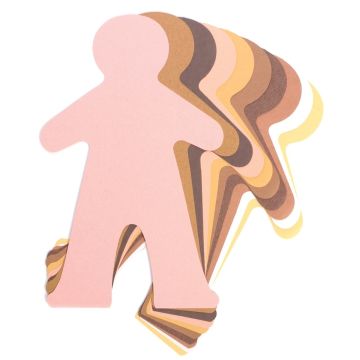Multicultural Die Cuts - Bodies Shapes - Pack of 50