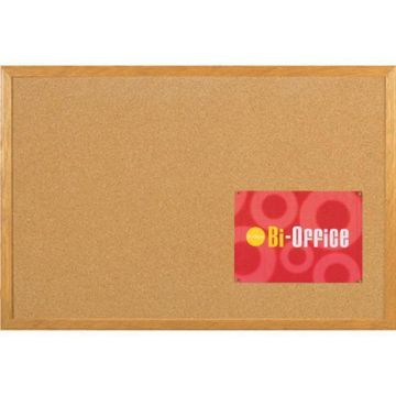 Cork Noticeboard With Wooden MDF Frame - 900 x 600mm