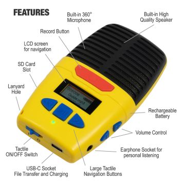 Talking Products Micro-Speaking Digital Voice Recorder