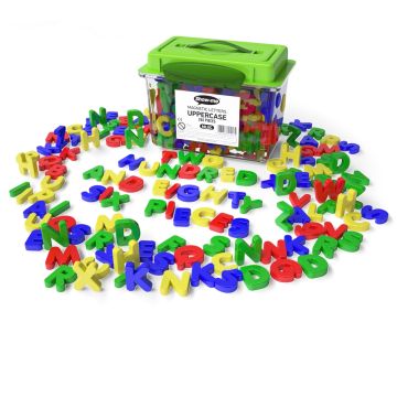 Show-me Magnetic Uppercase Letters - Tub of 286