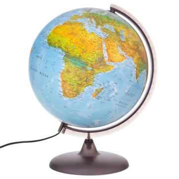 Globe Atmosphere Blue 30cm Illuminated
