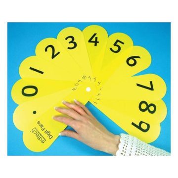 Teacher Number Fan - Pack of 2