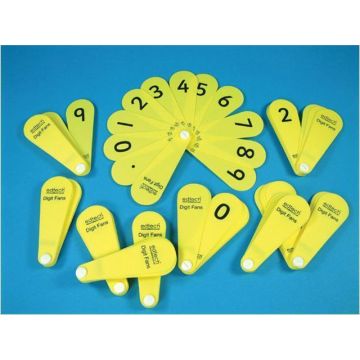 Pupil Number Fans - Pack of 10