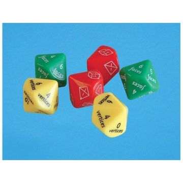 Shape Dice (3D) - Pack of 6