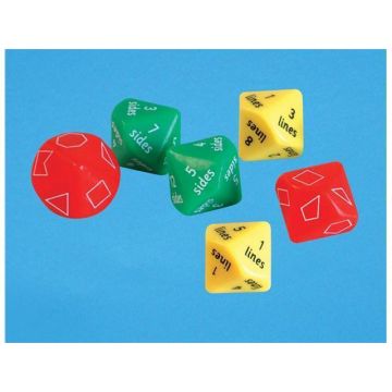 Shape Dice (2D) - Pack of 6
