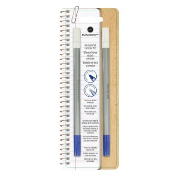 Manuscript Ink Eraser Corrector Pen - Pack of 2