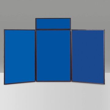 Maxi Busyfold Light Table Top Kit With Header & Carry Bag - Blue