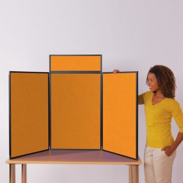 Maxi Busyfold Light Table Top Kit With Header & Carry Bag - Orange