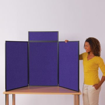 Maxi Busyfold Light Table Top Kit With Header & Carry Bag - Purple