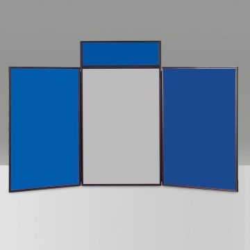 Maxi Busyfold Light Table Top Kit With Header & Carry Bag - Blue/Grey