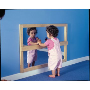 GALT Wooden Baby Rail Mirror
