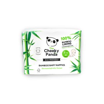 The Cheeky Panda Nappies Size 3 - Pack of 38