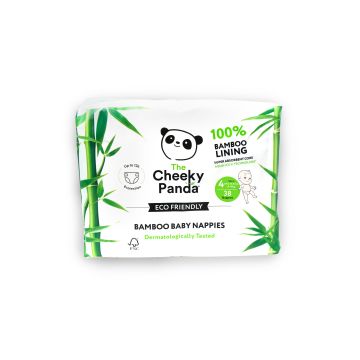 The Cheeky Panda Nappies Size 4 - Pack of 34