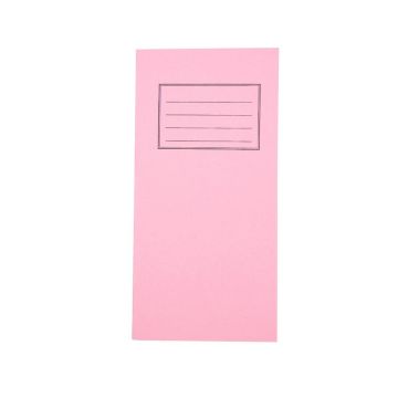 Exercise Books 8 x 4in 32 Page 10mm Squared - Vivid Pink - Pack of 100