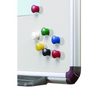Nobo Magnetic Drawing Pins Tub 12 Assorted