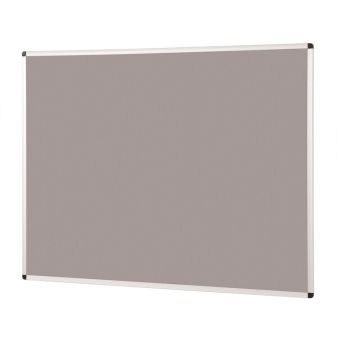 Noticeboard Aluminium Frame 1200 x 1500mm - Grey