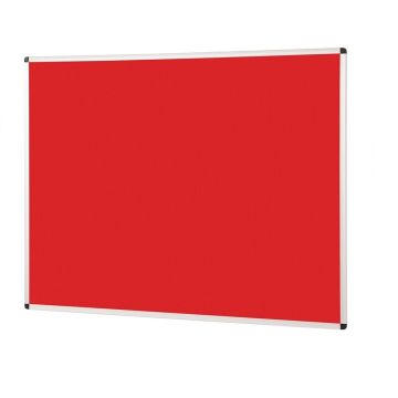 Noticeboard Aluminium Frame 1200 x 1500mm - Red